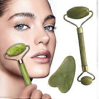 Ansigtsmassage Jade Roller Face Face Body Hoved Hals Nature Beauty Device Massage Brug Beauty Devices