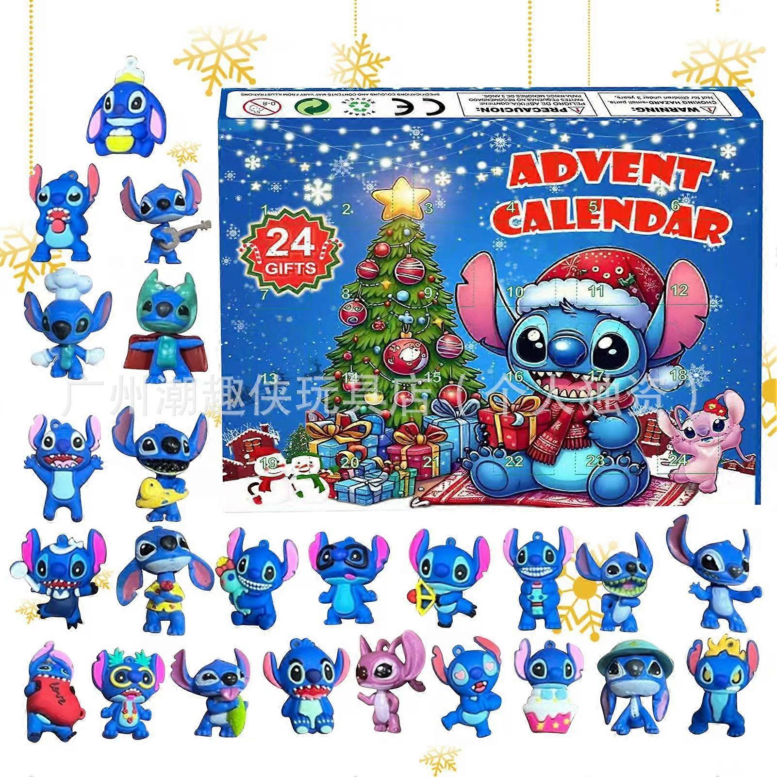 Christmas Advent Calendar Lilo & Stitch Blind Box 24-Day Countdown