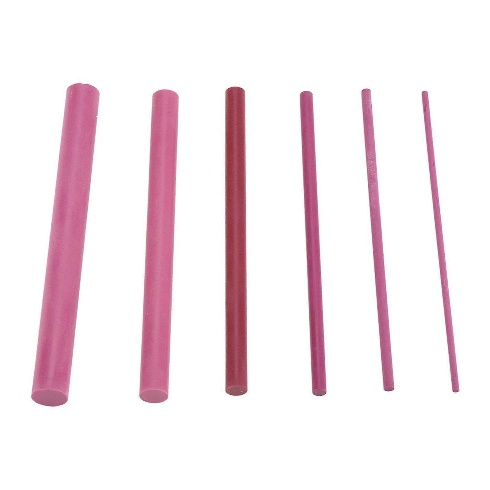 6 PCS 3000 Grits Ruby Polishing Oil Stone Sharpener Sharpening Stone Whetstone Tool Set
