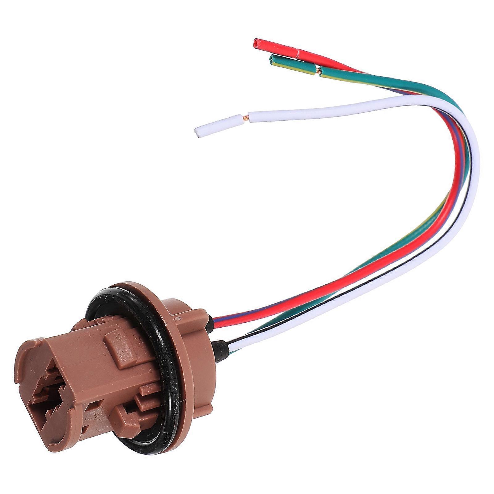 Plastic Lamp Base Car Light Bulb Socket Holder for 3Pcs Car Use