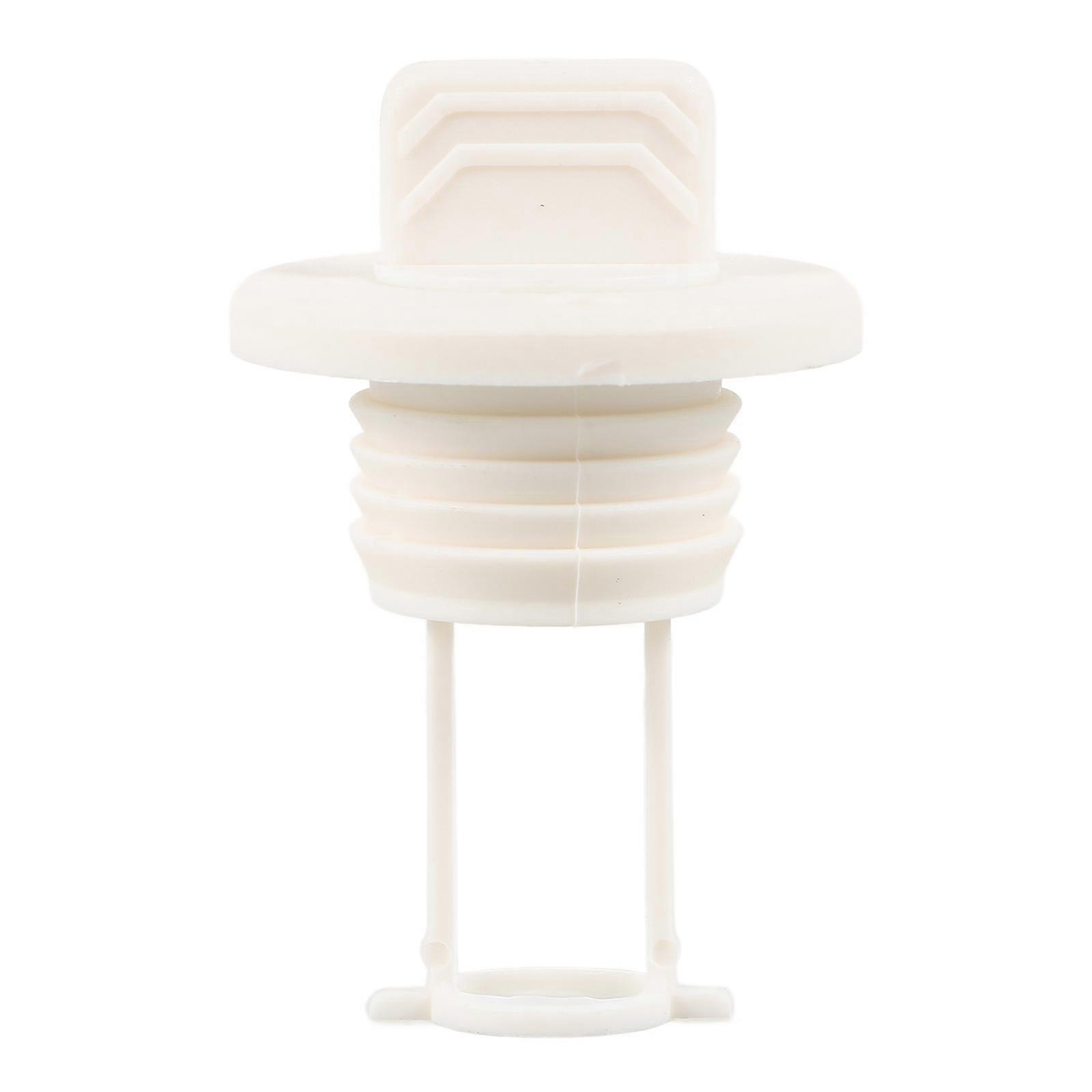 Boat Drain Plug White Plastic for Daily Use Reliable Design