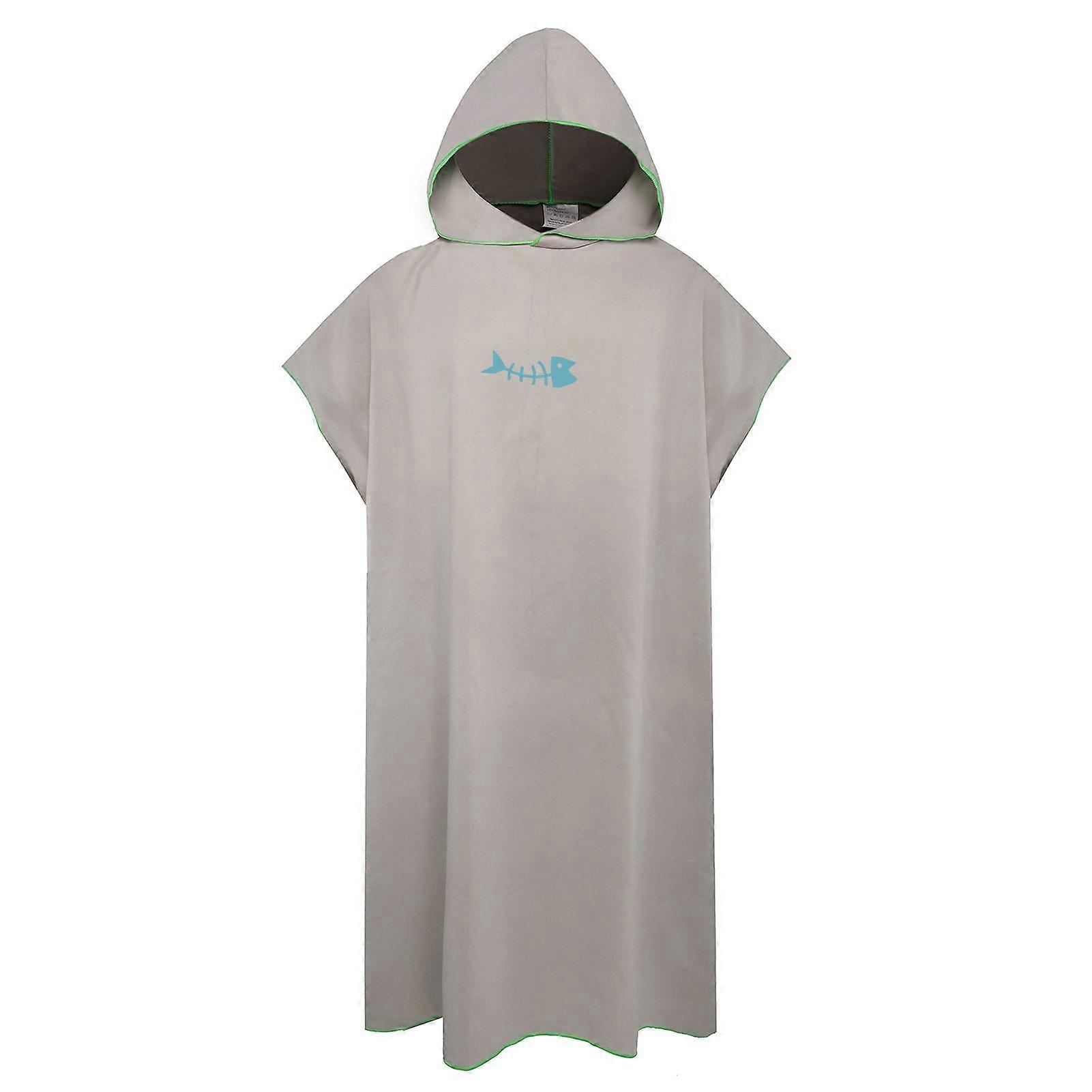 Surf Poncho Changing Towel with Hood Microfiber Beach Blanket Bath Towel Swim Towel Wetsuit Beach Poncho for Adults