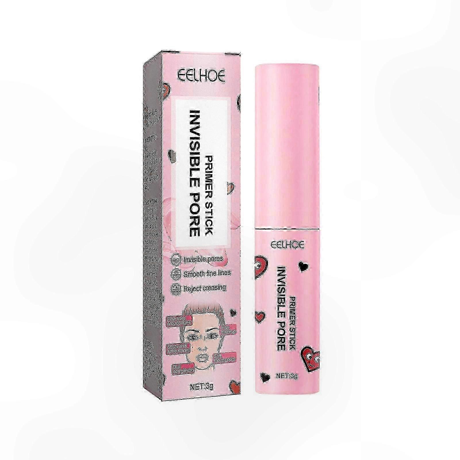 Moisturizing Pore Reducing Stick for Acne Concealment and Radiant Skin Non-Greasy Cooling Formula