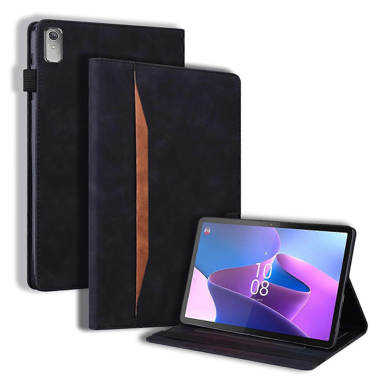 For Lenovo Pad Plus 2023 11.5-inch Business Folio Stand Wallet Case Drop-proof PU Leather Tablet Cov
