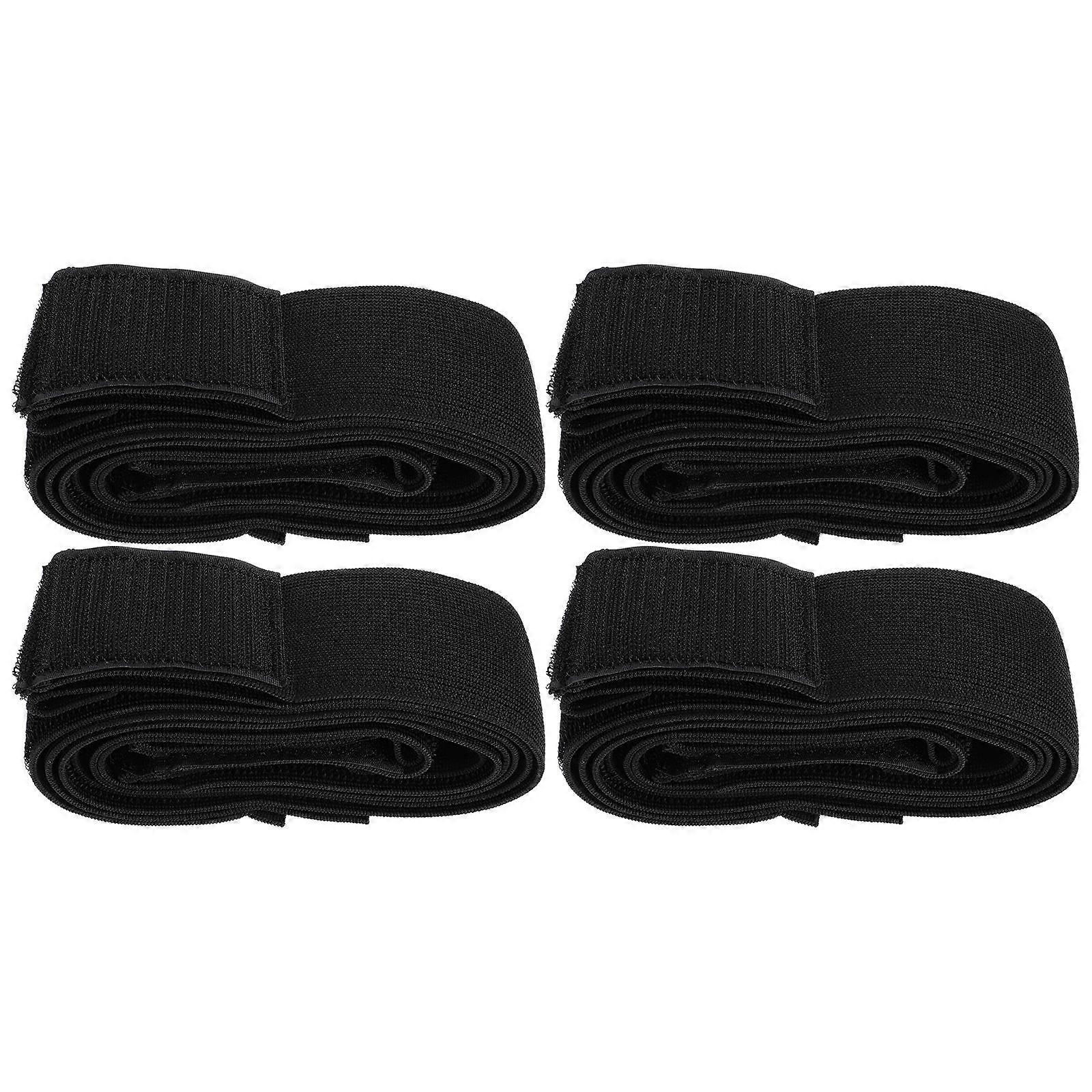 Elastic Fastening Belts Loop and Hook Strap for Home Use 4Pcs Set