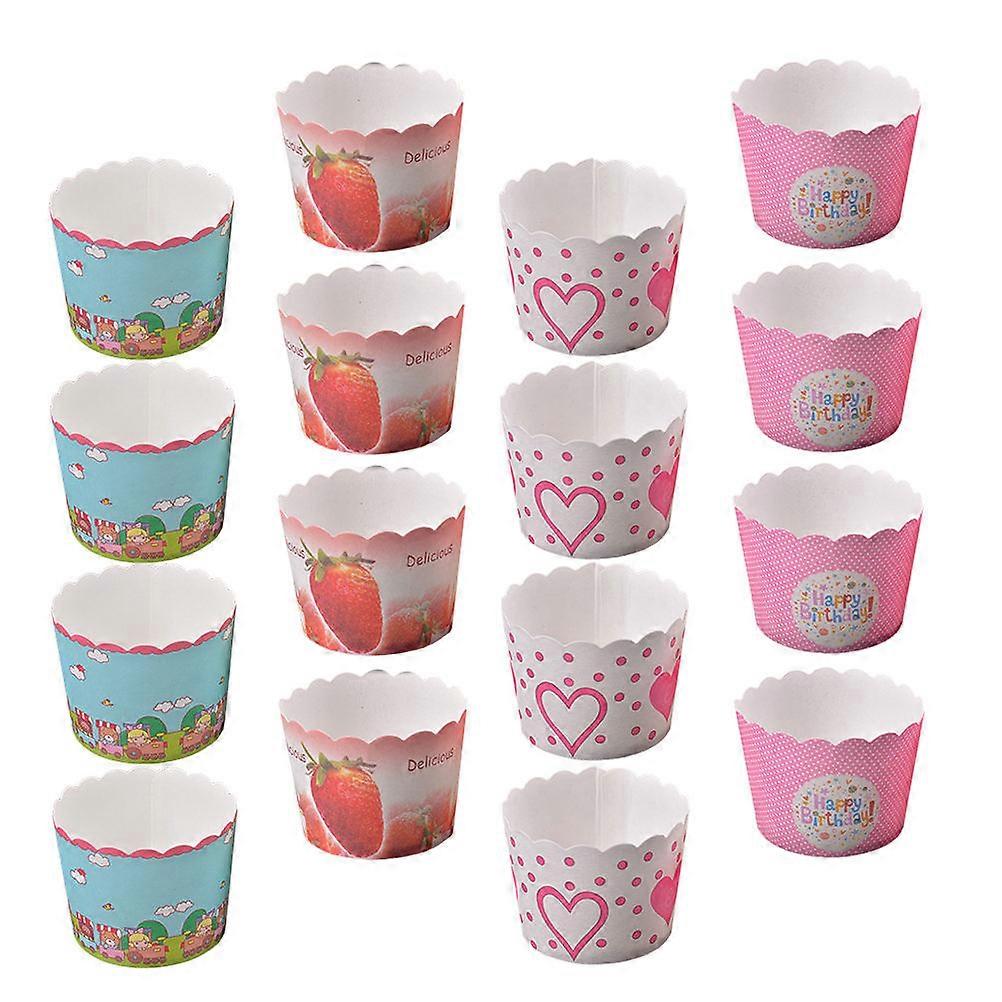 Paper Baking Cases Paper Cake Cup for Snacks Oven Material 200Pcs