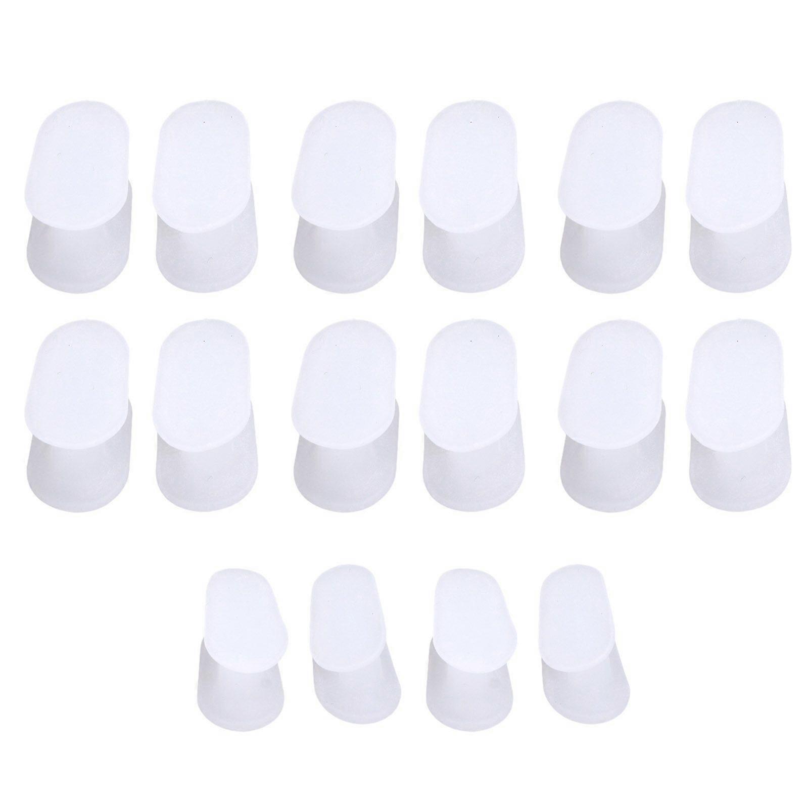 8pairs box Silicone Toe Separator Pain Relief Hallux Valgus Corrector Overlapping Toes Separator (S+L)