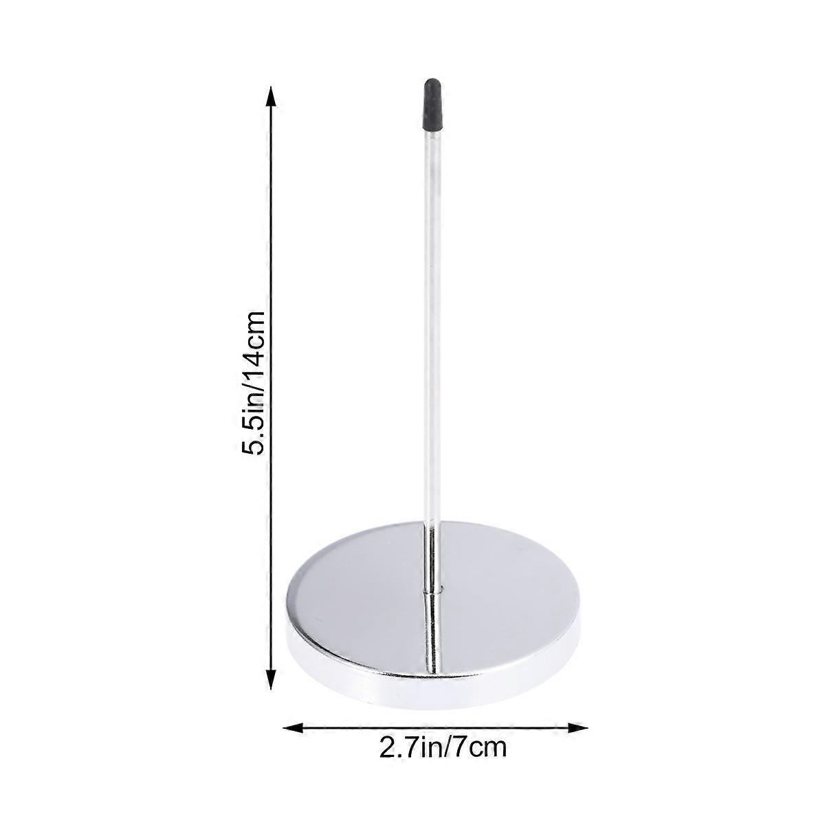 Memo Storage Tool Invoice Document Holder For Restaurant Office Use Silver Anti-corrosive 4Pcs
