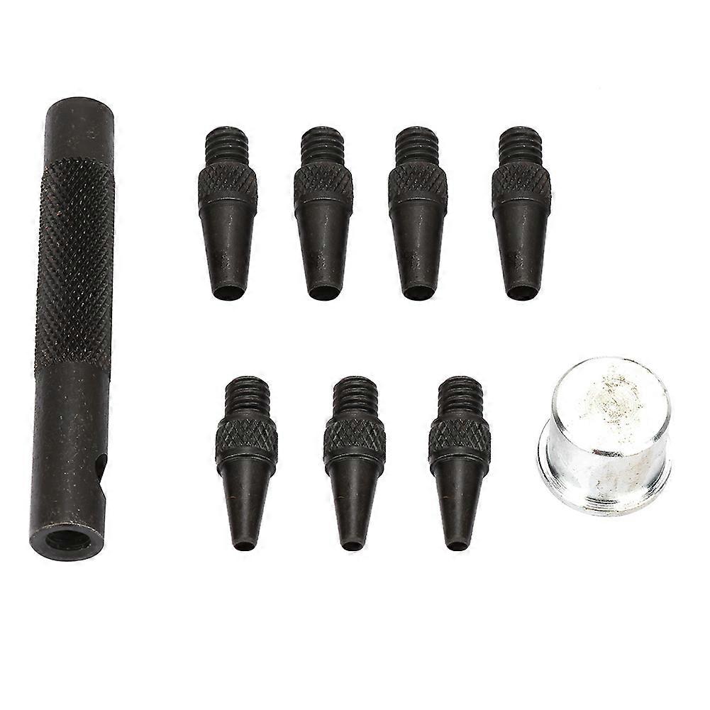 Ensemble de 7 perforatrices pour cuir de 2 à 5 mm, en acier au carbone, outil de bricolage pour le travail du cuir