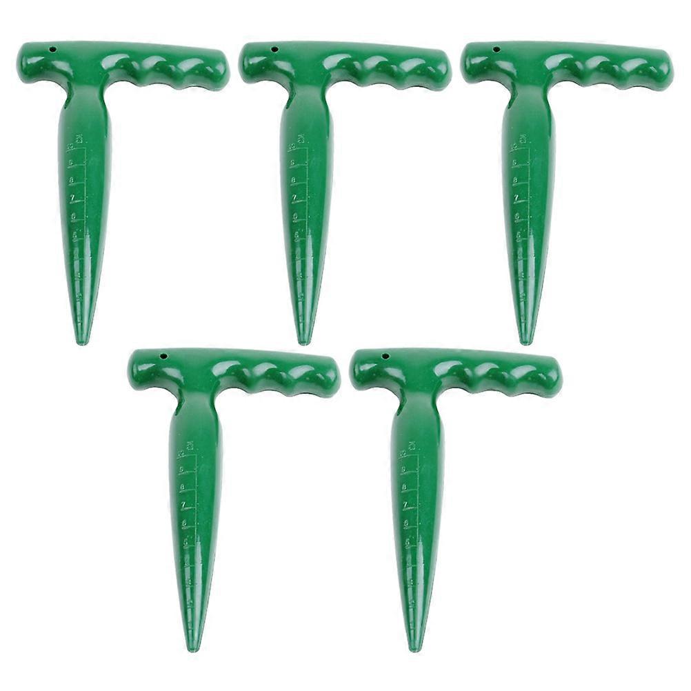 Portable Garden Dibber Soil Puncher for Planting Use Set