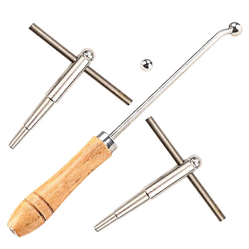 Mouthpiece Truing Tool for Trumpet and Trombone 3Sets Durable Wood Metal