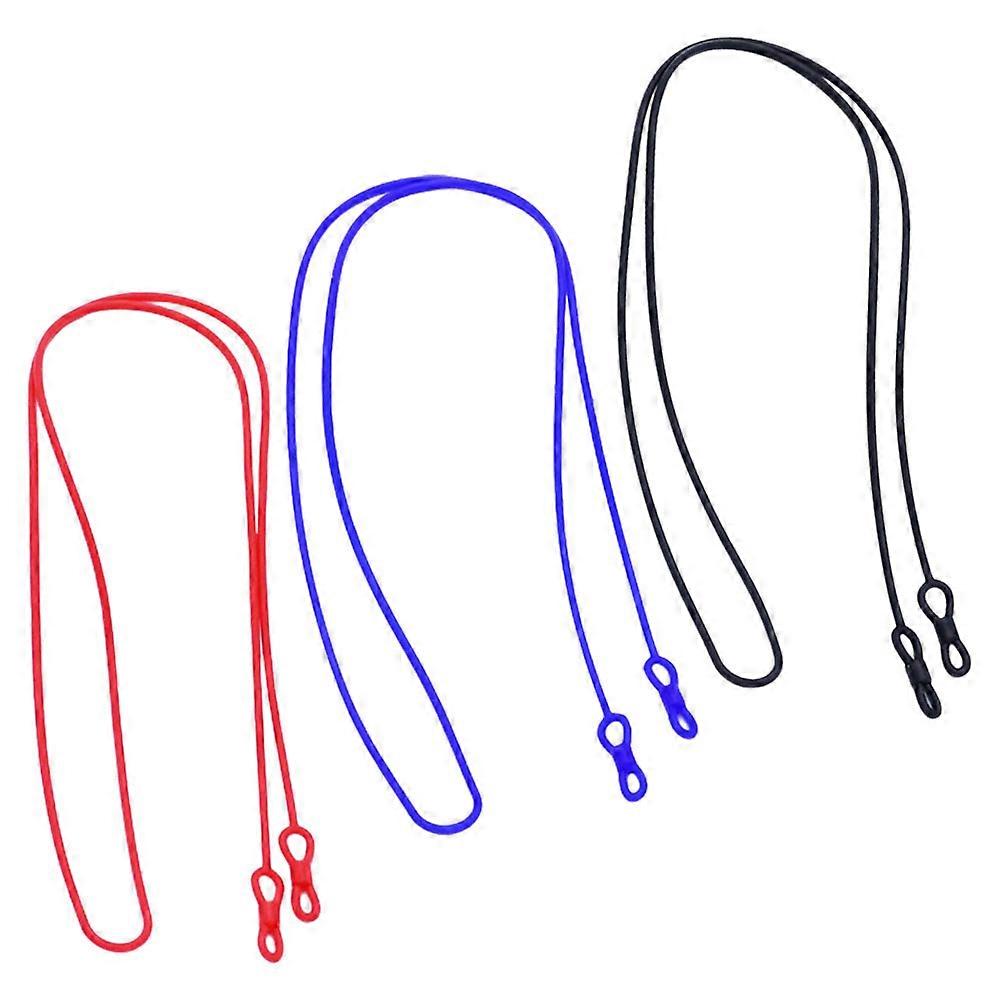 Assorted Color Glasses Lanyards Silicone for Decor 9Pcs Eyeglass Chains