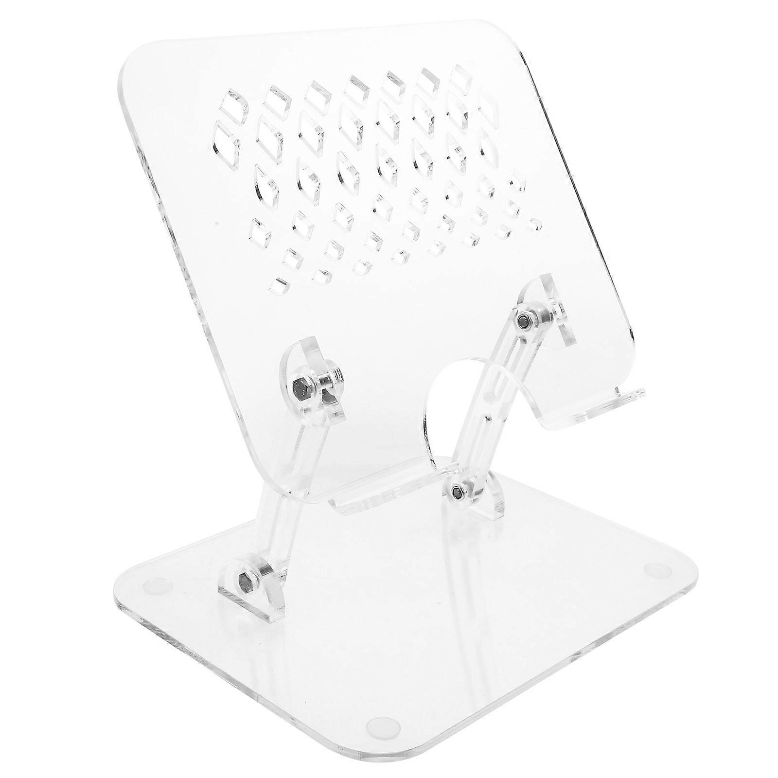 Acrylic Laptop Stand for Desk Use with Adjustable Multi-Function 2Pcs