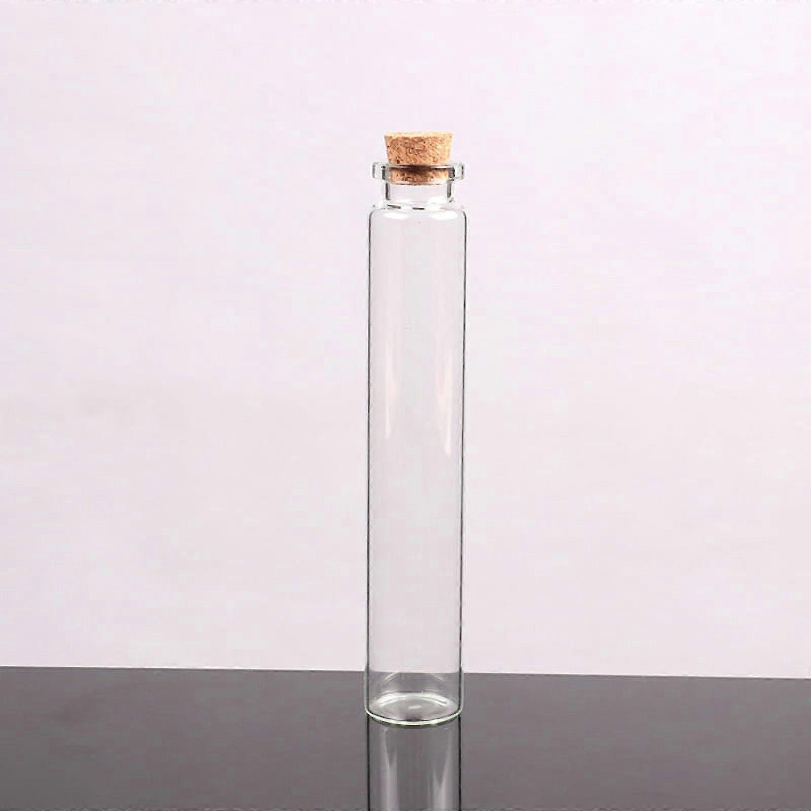 Small Bottles with Cork Stoppers Tiny Vials Small Clear Glass Jars Lids Storage