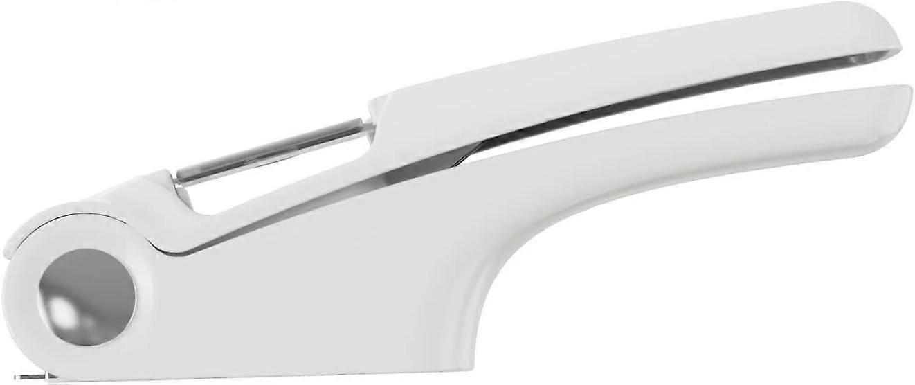 Manually pound the garlic press and garlic tablet