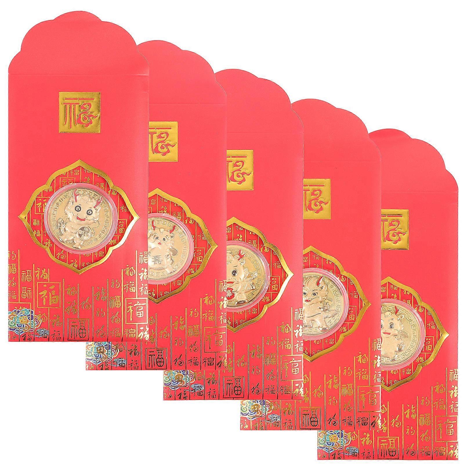 Chinese New Year Envelope Paper Red Packets for Storage Using 15Pcs