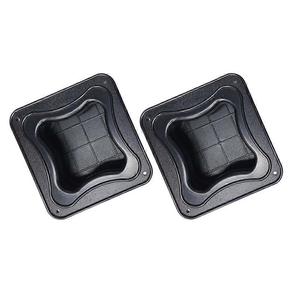 Amplifier Plastic Handles 4 Pcs Recessed Speaker Handles For Musicians Black Easy Installation