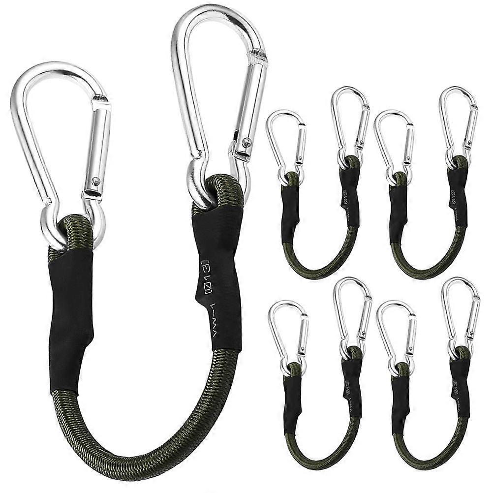 Outdoor Bungee Cords with Hooks Heavy Duty Elastic Rope Set 20Pcs