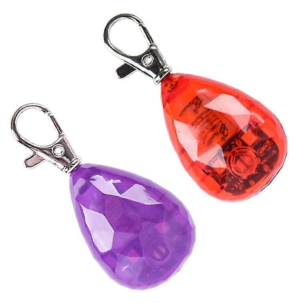 Pet Dog Pendant 4 Pcs Night Recognizing Light For Pet Owners Suitable For Outdoor Activities Simple Design Durable Plastic