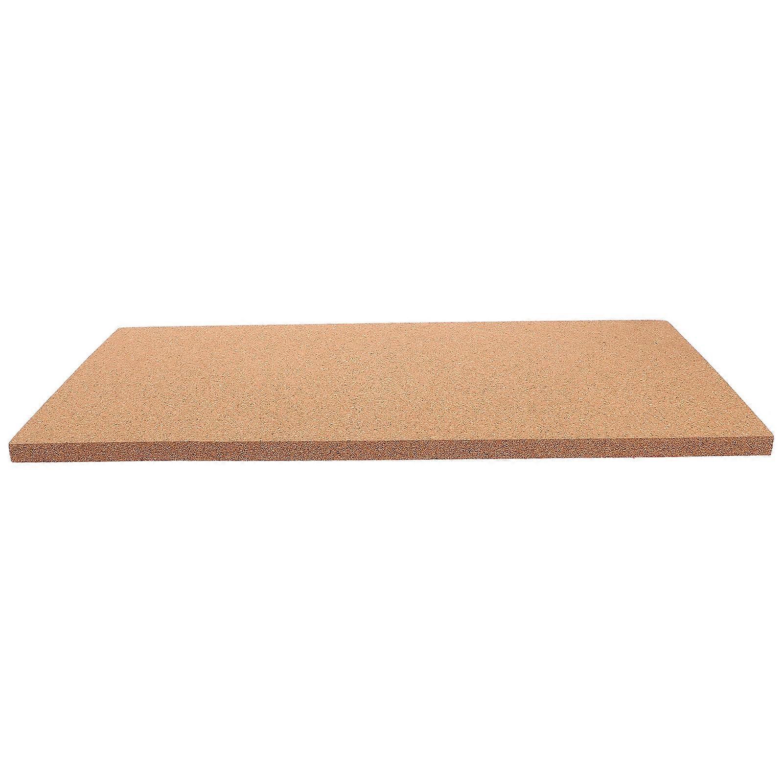 Brown Cork Board Adhesion Cork Board for Office Use 5Pcs Note Boards