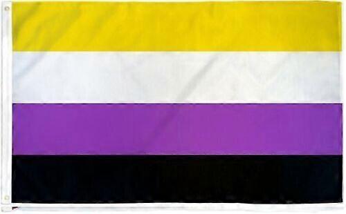 Non-Binary Flag ft LGBTQIA NB Pride NonBinary Pride Non-binary Pride LGBT XM 166