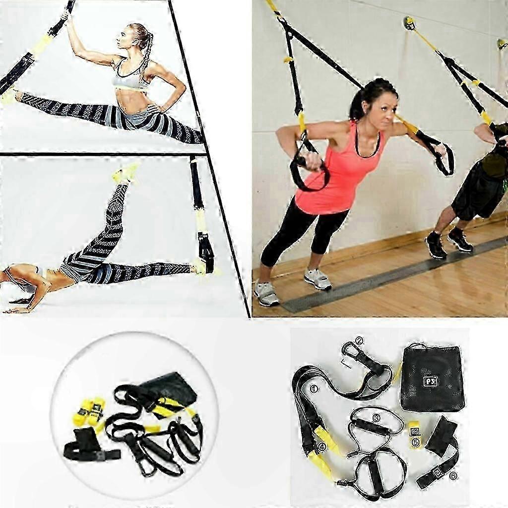 Compact Portable Workout Kit for Home and Travel - Lightweight Suspension Trainer Set with Easy Setup