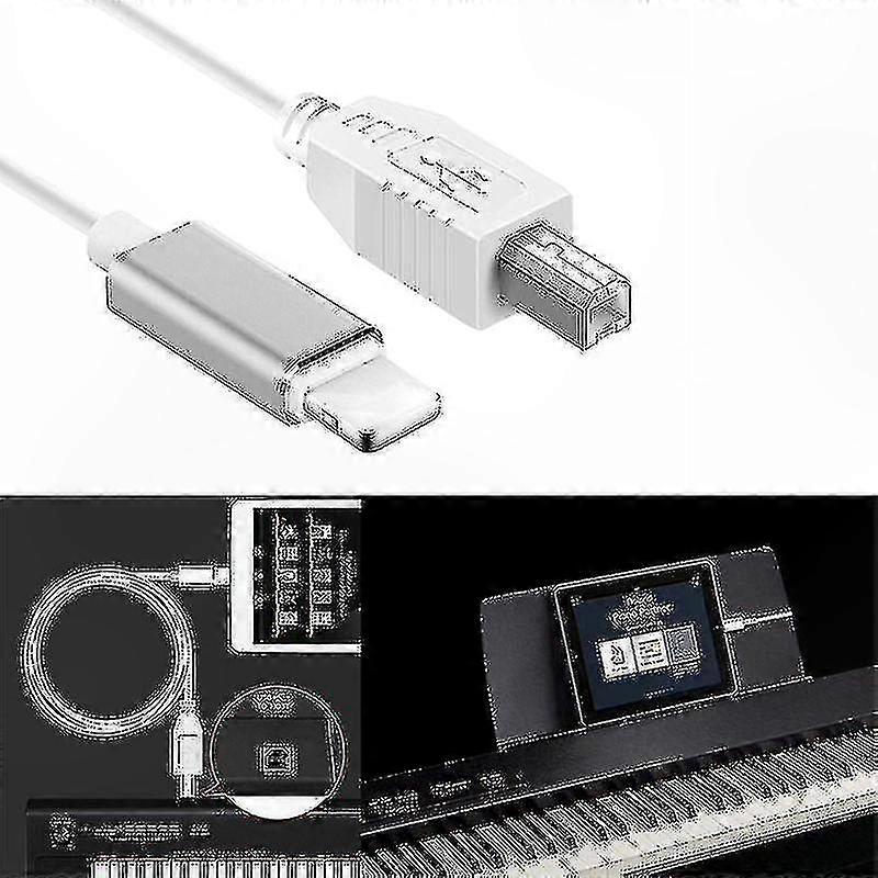 USB 2.0 Type-B to Lightning Adapter Cable for  and  Models
