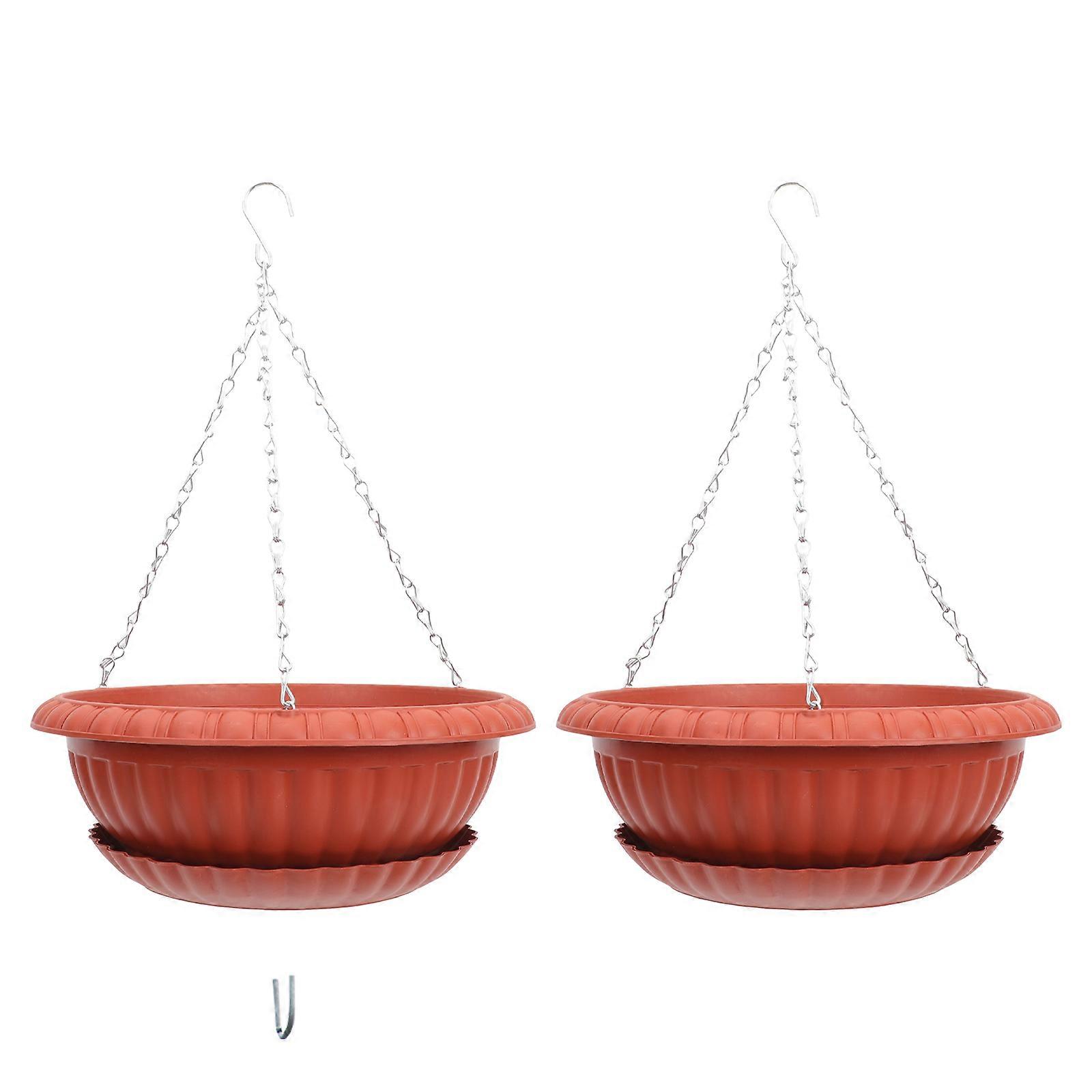Chlorophytum Hanging Flower Pots for Balcony Storage 4Sets