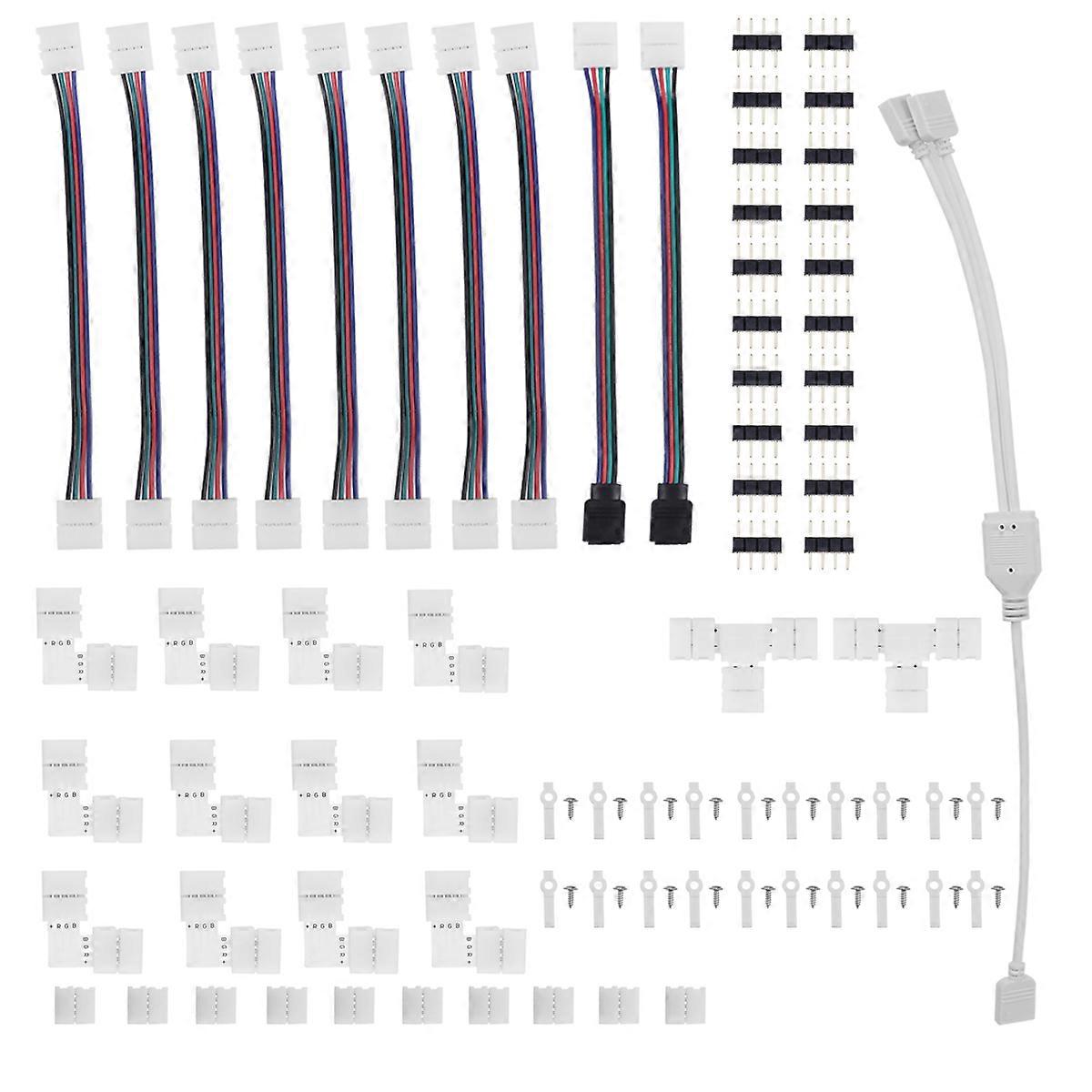 Power Adaptor Strip Rgb LED Light Strip Connector for Connecting 2Sets