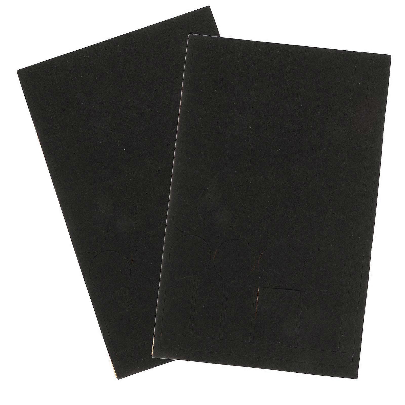 Light Stickers 2Pcs Black Eva for Electronics Effective Light Blocking Eye Protection in Sleep Environment