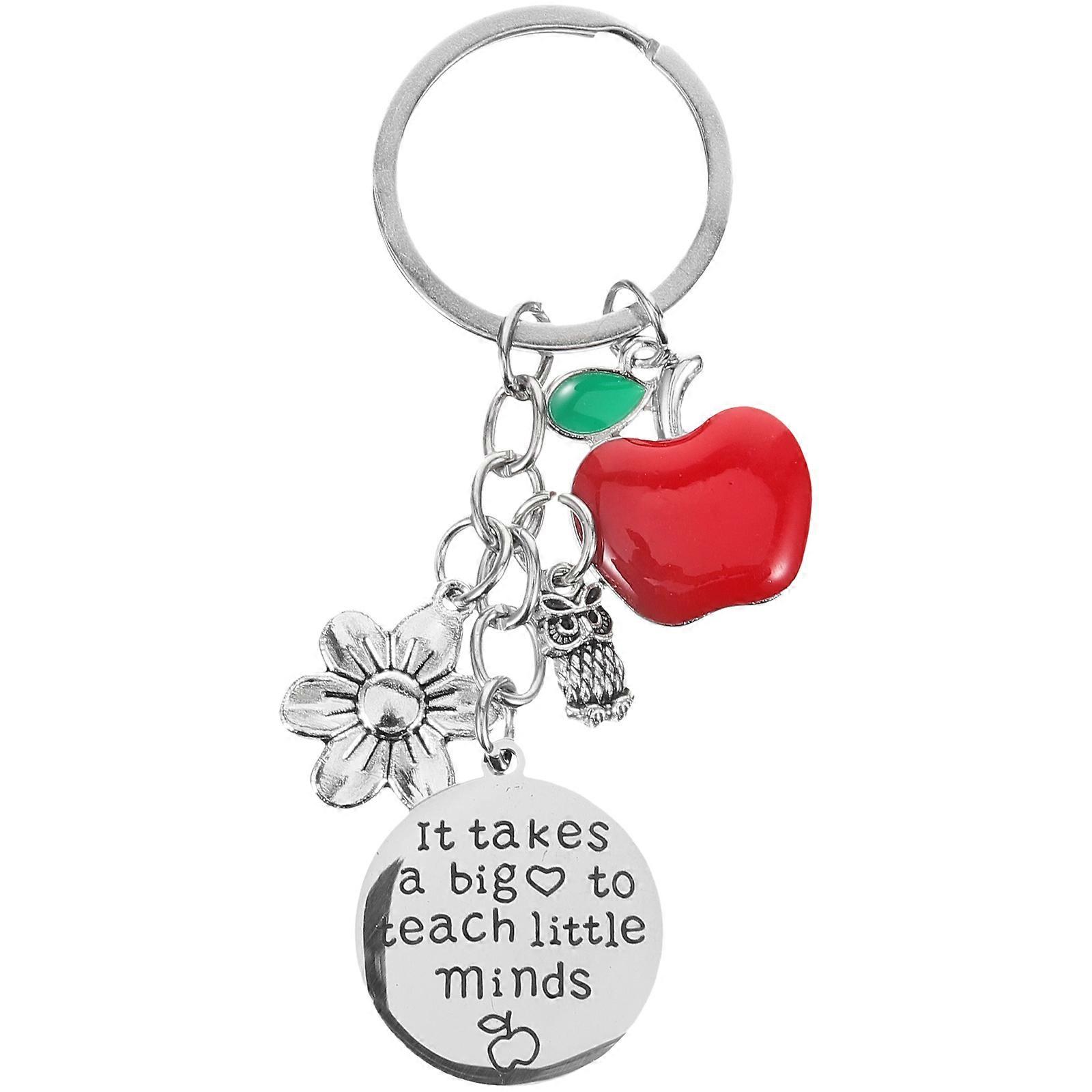 Teacher Keychains Teacher Keychain for Appreciation 2Pcs Durable Accessories