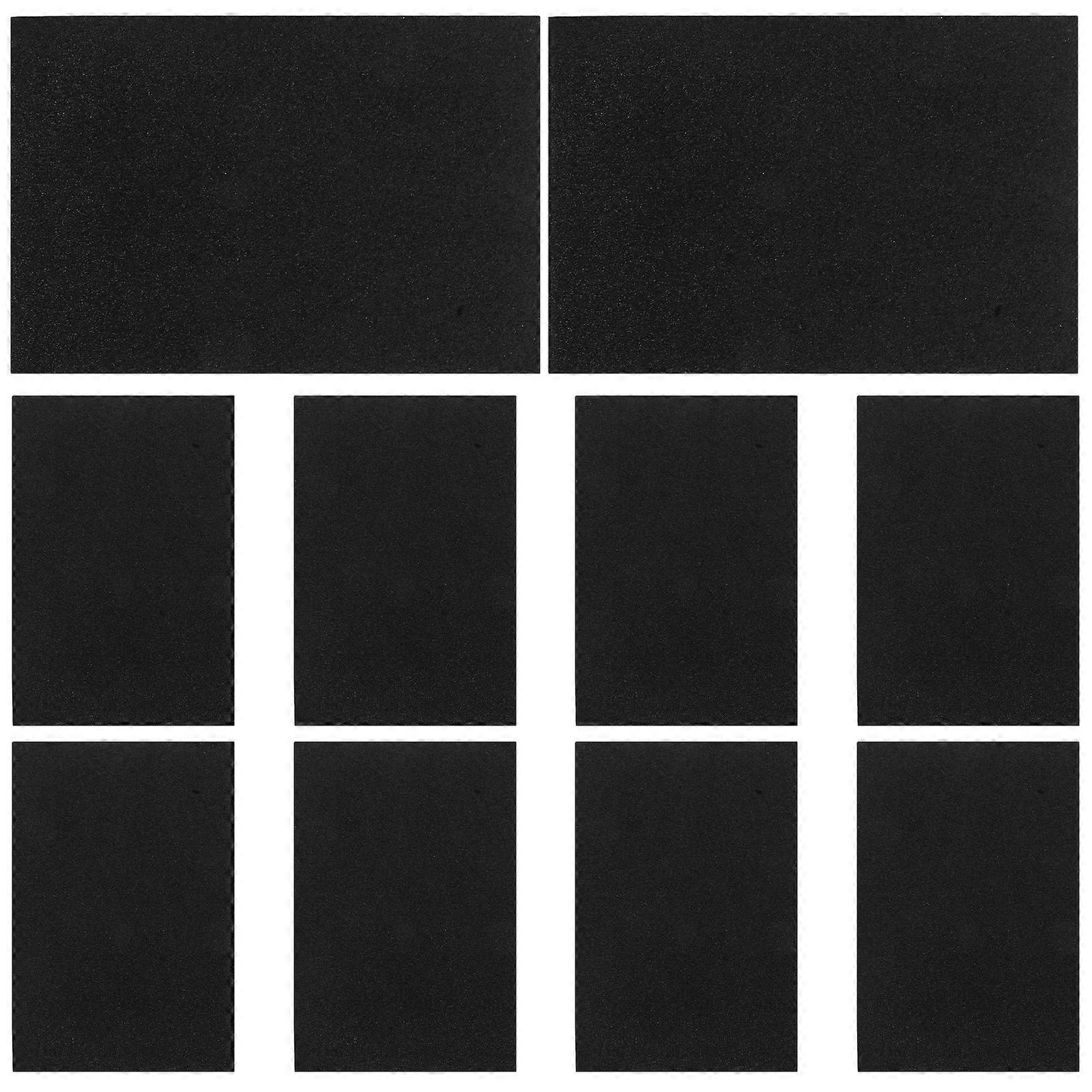 Multi-Function Black Glitter Sponge Sheets for DIY Craft Use 40Pcs