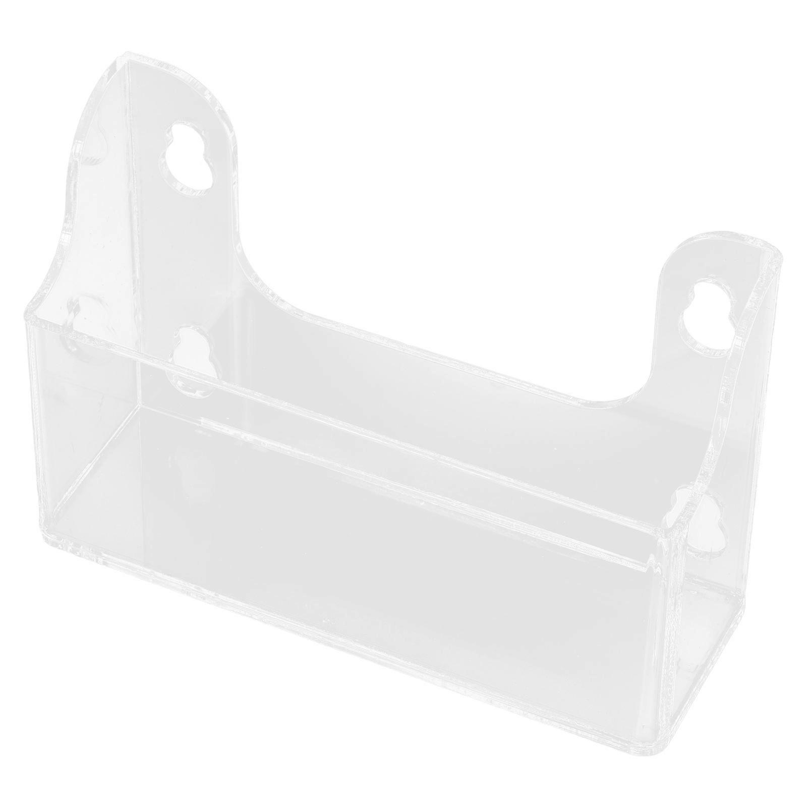 Acrylic Storage Shelf 3Pcs Practical Organizer For Home Office Space Saving Easy Installation No Drill Utility