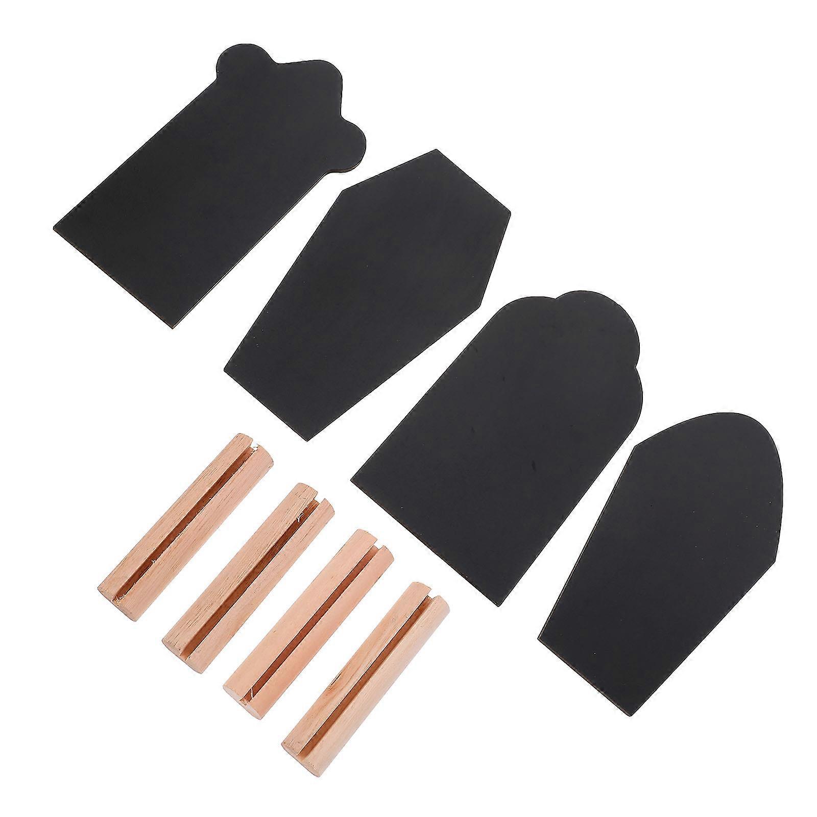 Tombstone Shape Blackboards 12Pcs Coffin Signs Easter Event Decoration 14.5X8CM Design Reasonable Simple Practical