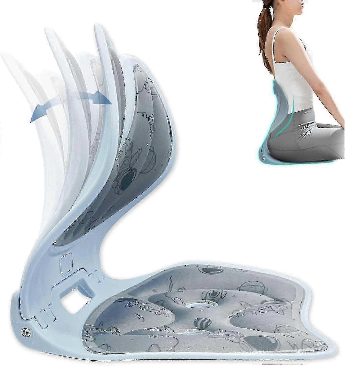 Μαξιλάρι οσφυϊκής στήριξης για καρέκλα γραφείου, εργονομική υποστήριξη πλάτης για διόρθωση στάσης και ανακούφιση από τον πόνο στην πλάτη, μαξιλάρι καθίσματος