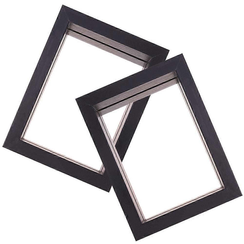 Decorative Photo Frame Specimen Frames for Decoration 6Pcs Black