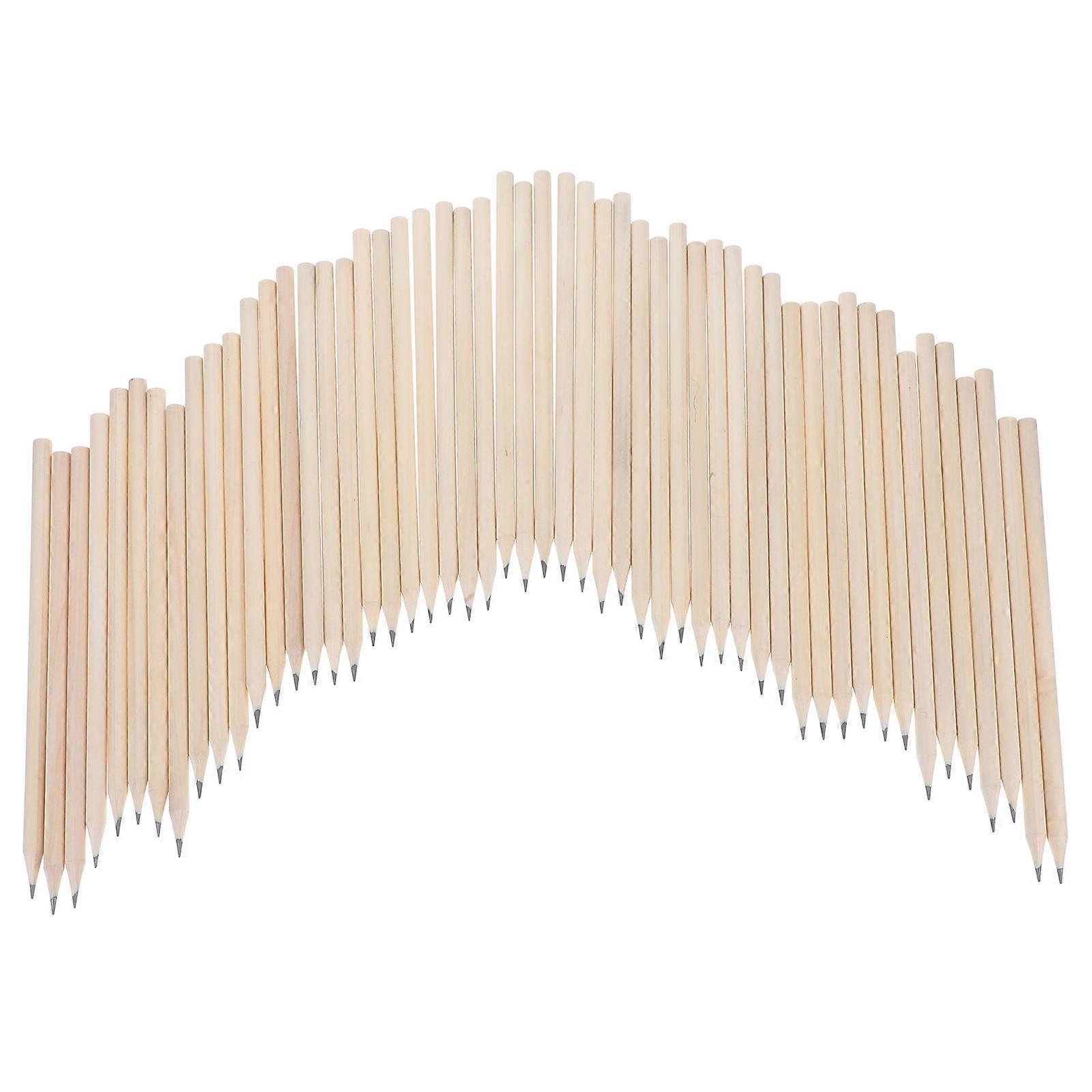 Natural Wood Signing Pencils for Professional Use 200Pcs Pre Sharpened Round