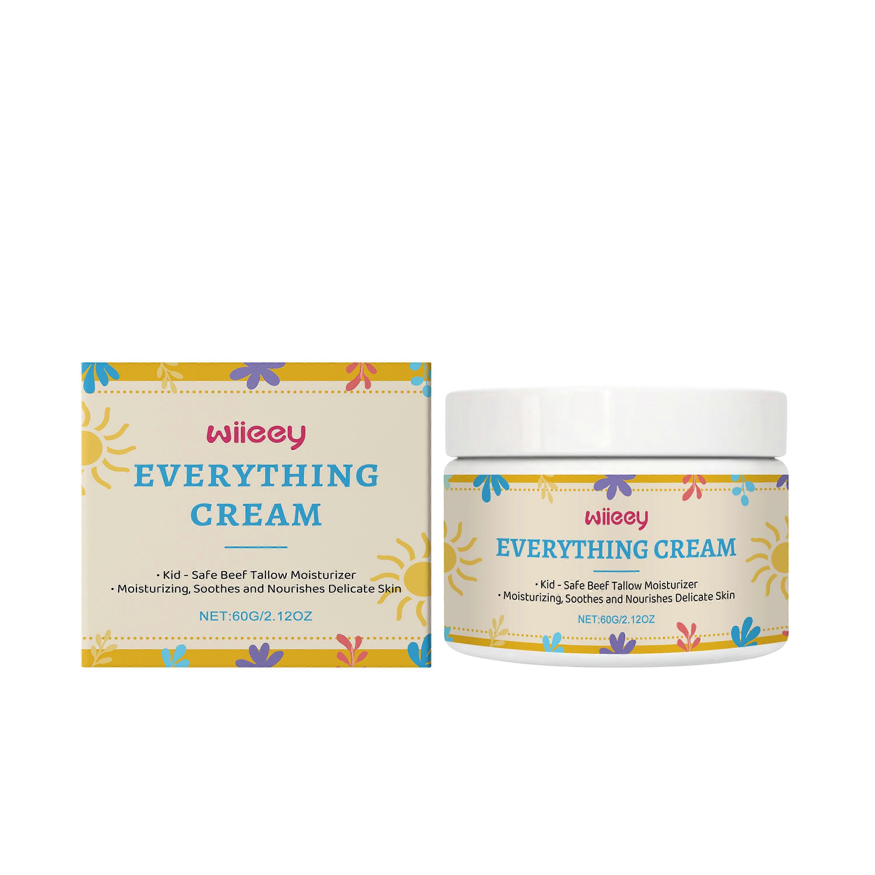Wiieey Children's Moisturizing And Soothing Cream Gently Cares For Children's Skin, Making It Light, Moist And Suitable For All Seasons