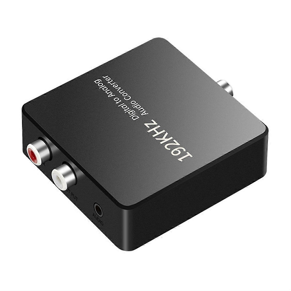 Digital to Analog Audio Converter Optical Coaxial to &3.5mm Output