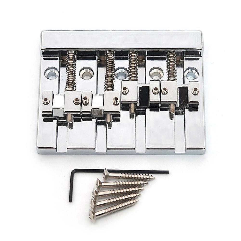 Vintage 4 String Bridge 82.3x63.5MM String Bottom Silver