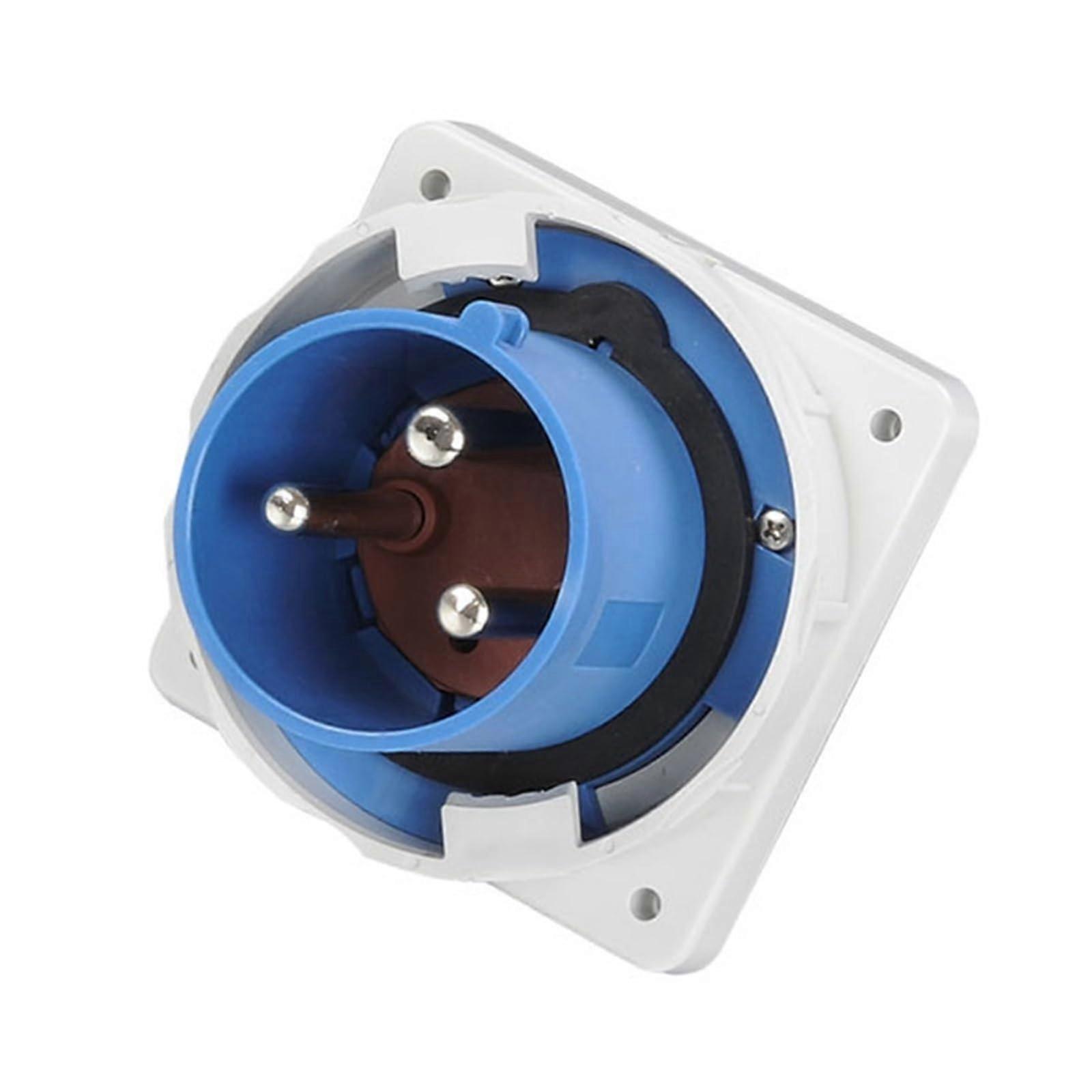 3P Waterproof Industrial Concealed Plug IP67 125A 3Core 5V