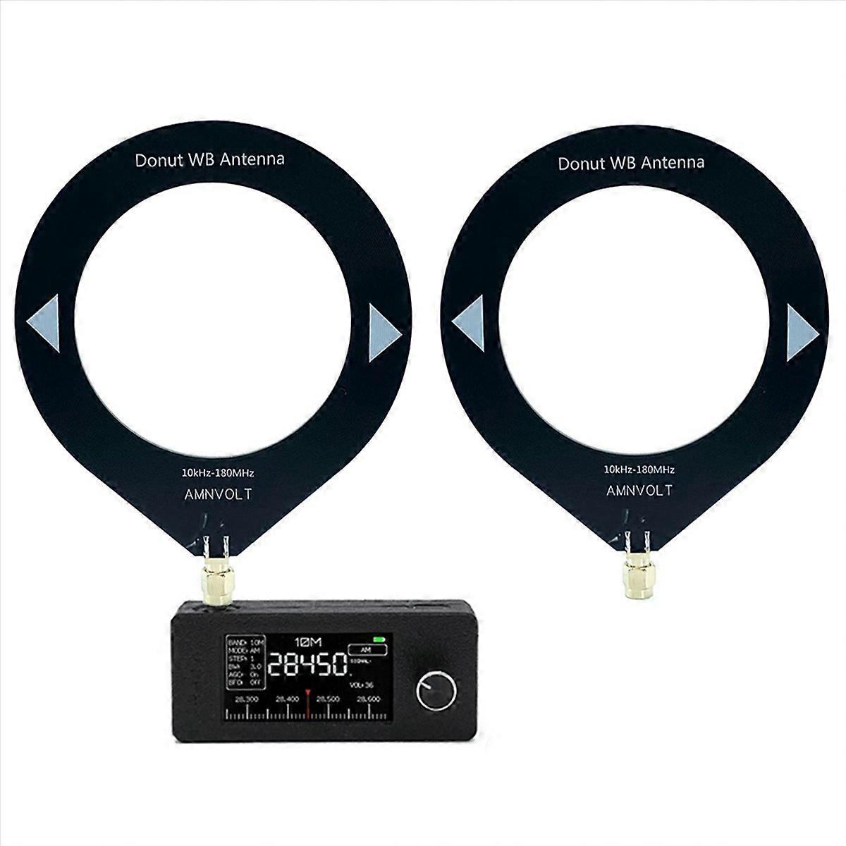 SI4732 Radio Receiver+2XLoop Antenna Shortwave Radio Receiver