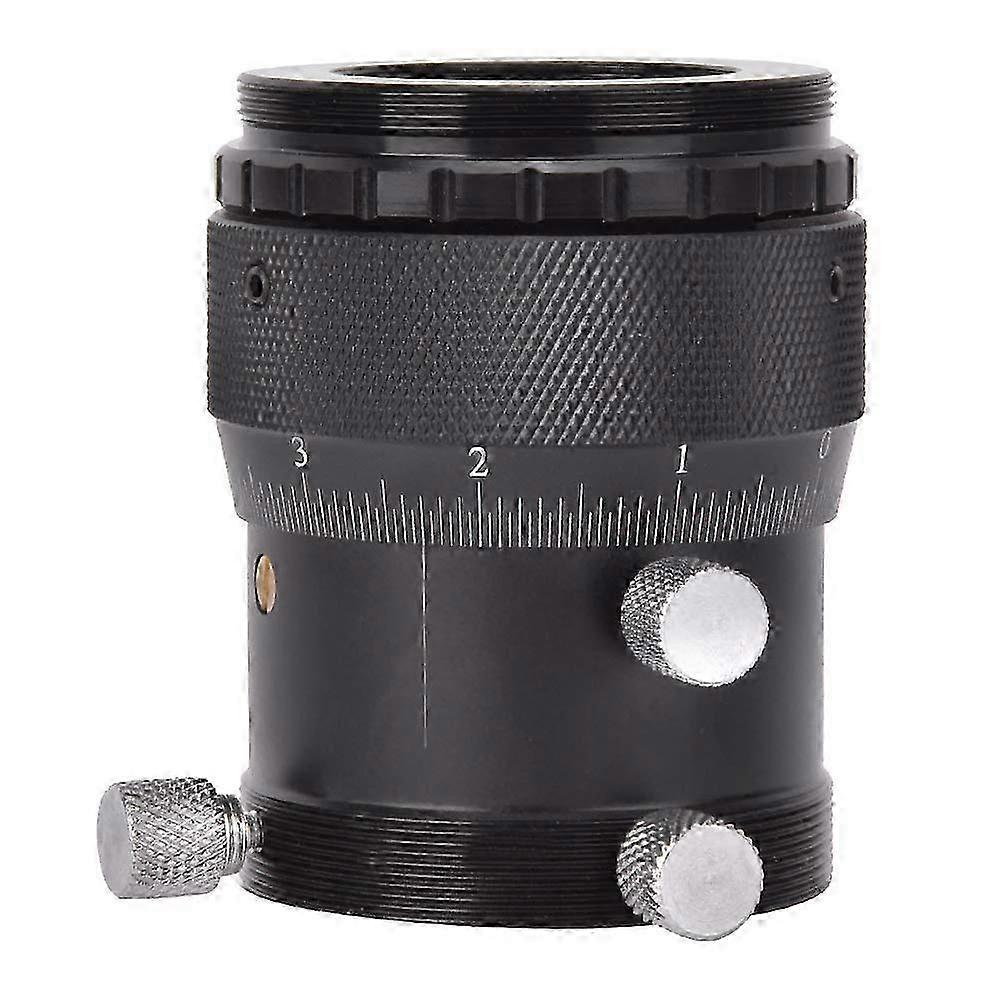 Focaliseur hélicoïdal 25-26, focaliseur hélicoïdal haute précision 1,25 pouce 0,05 mm avec course de mise au point de 10 mm, filetage M42 x 0,75, pour objectif/viseur de télescope