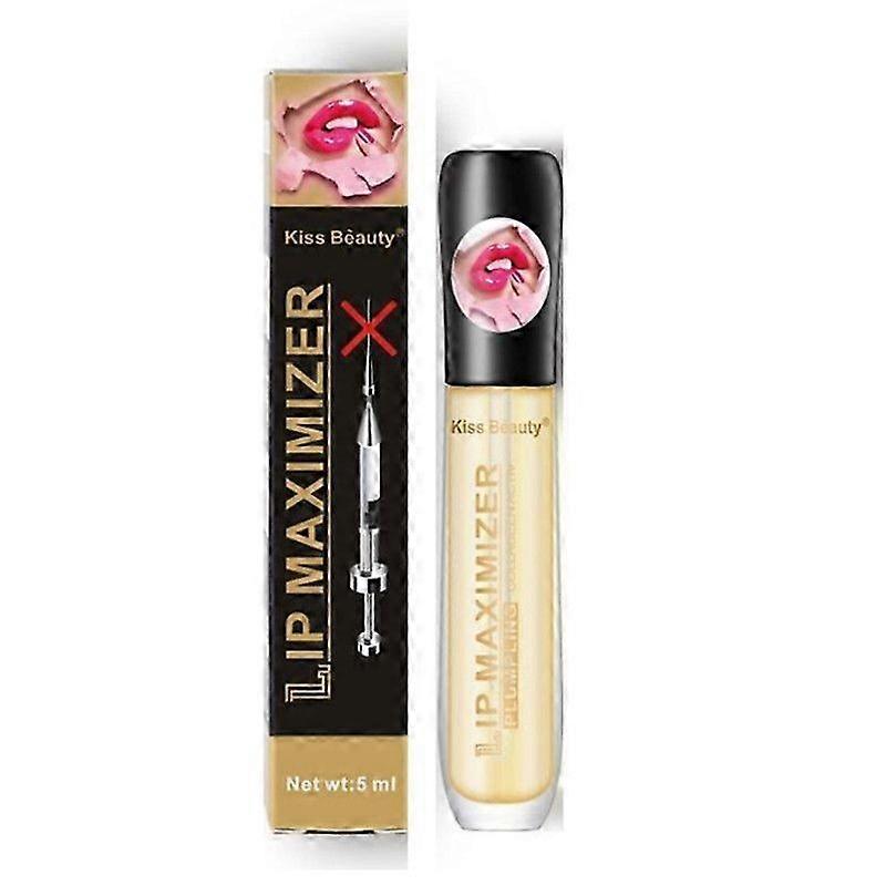 1-3X Lip Plumper Extreme Lip Gloss Maximizer Plump Volume Bigger Lips Moisturizing Reduce Lip Fine Lines