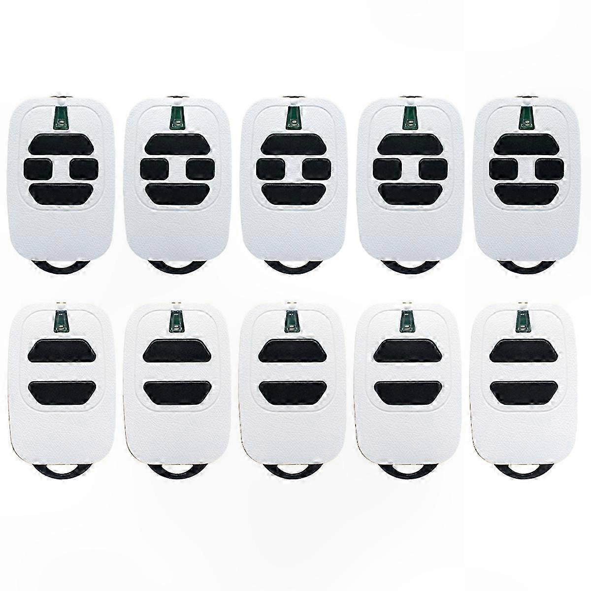10-Pack Rolling Code Garage Door Remotes, 433.92MHz Handheld Transmitters for Universal Compatibility