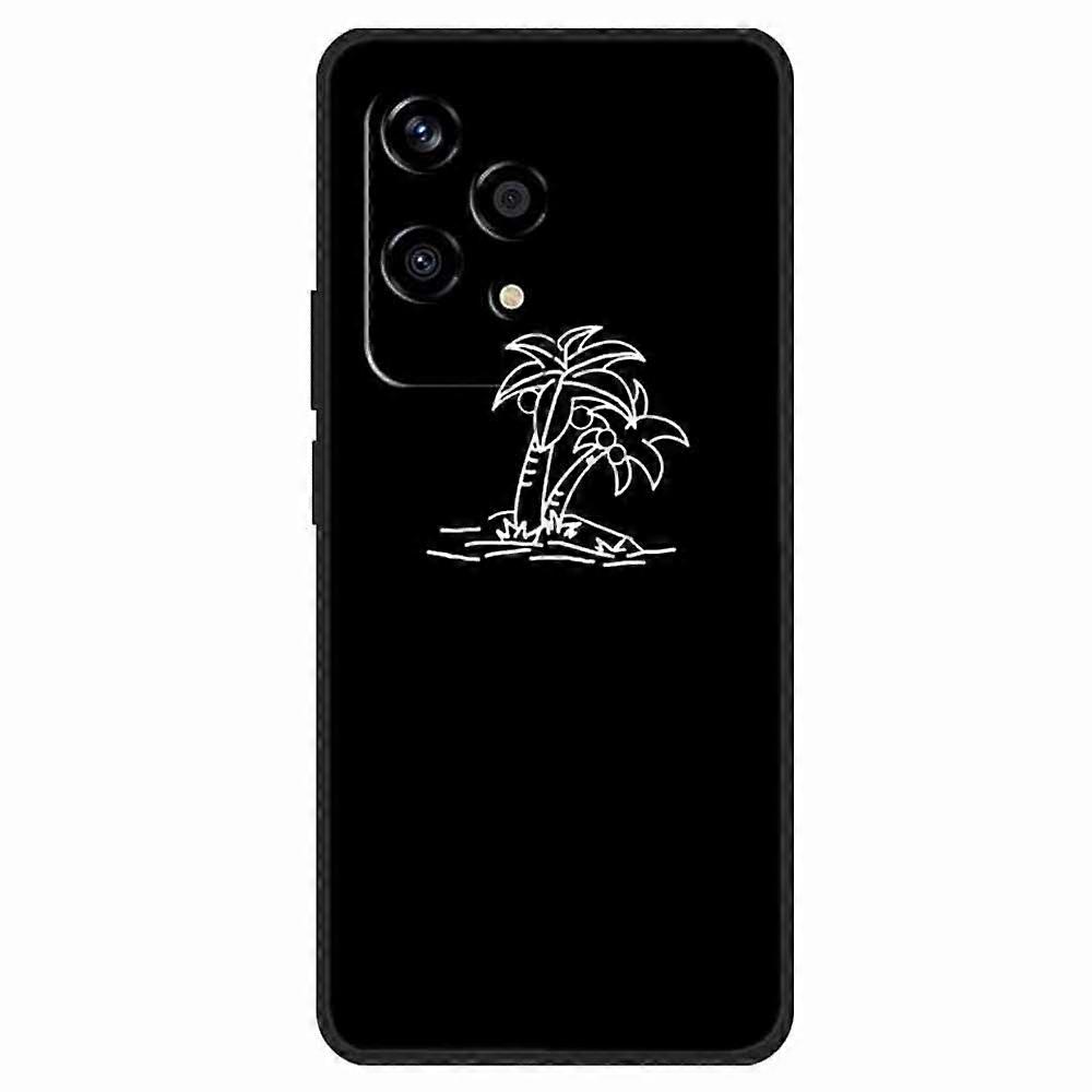 For Honor 200 Lite Shockproof Case Linear Pattern Printing TPU Phone Cover
