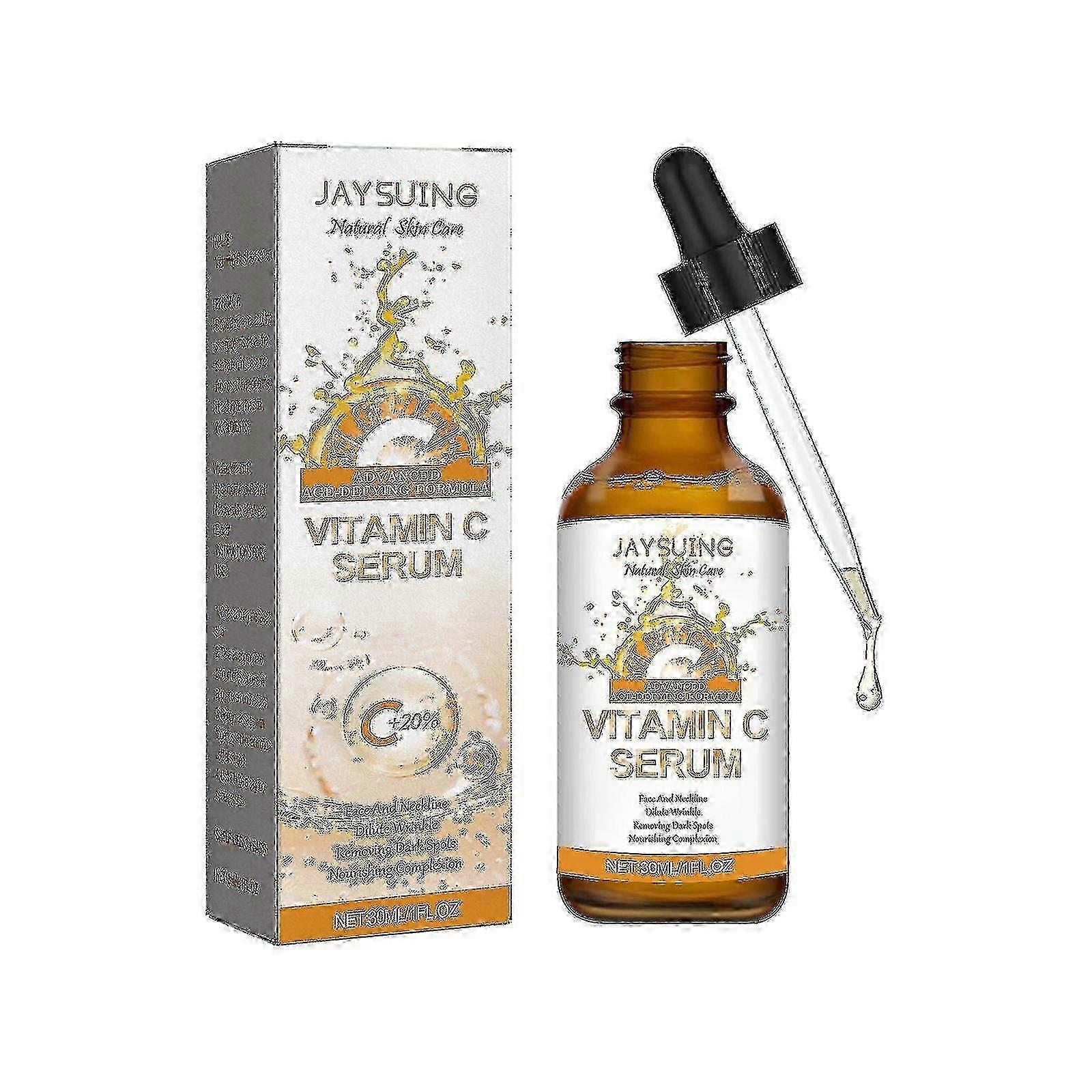 Jaysuing Vitamin C Anti-aging Essence Desalination Spot Fine Lines Moisturizing Compact Brightening Anti-aging Essence x.