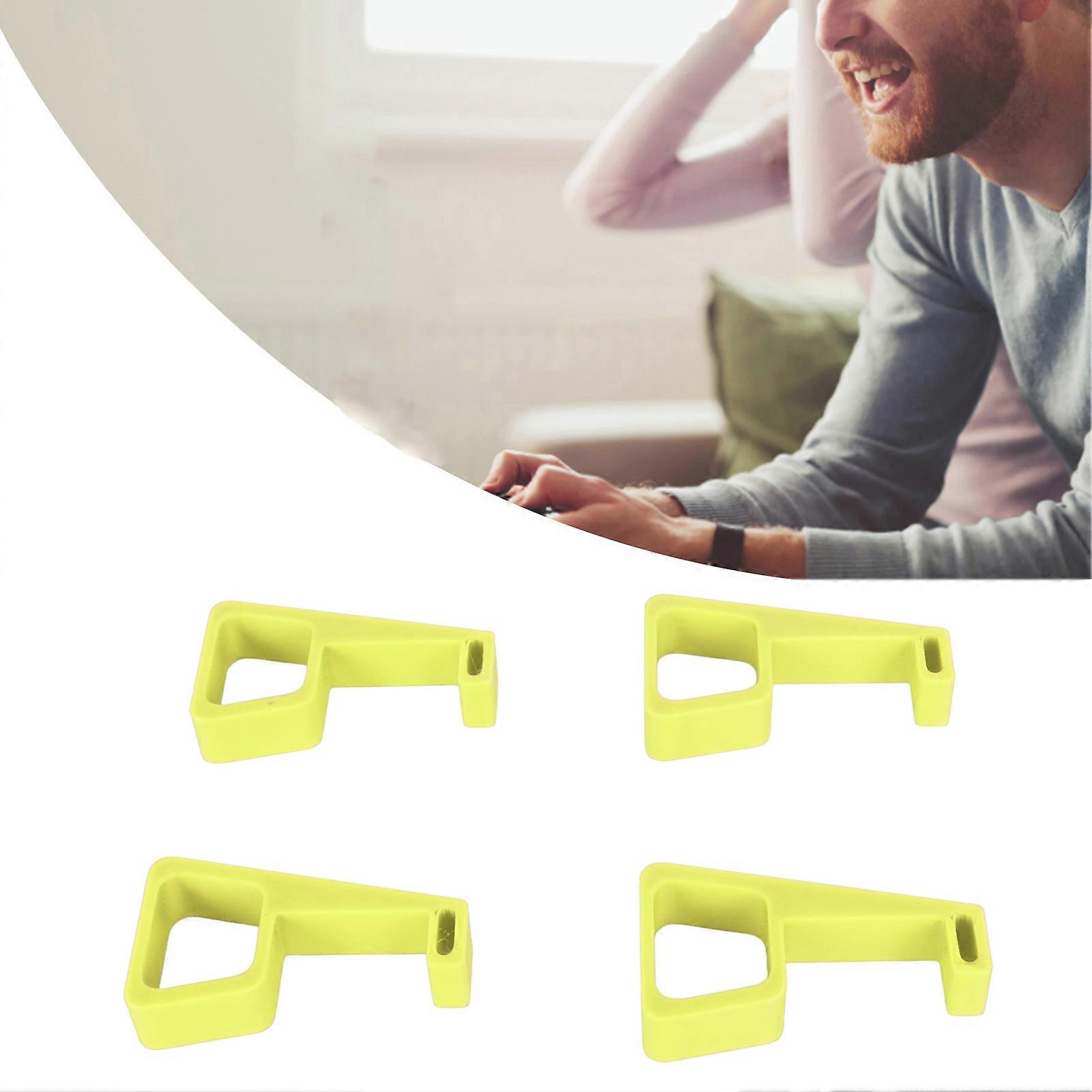 Game Console Cooling Legs Slip Resistance Stable Game Console Support Feet Stand for PS4 Console Accessories Yellow 