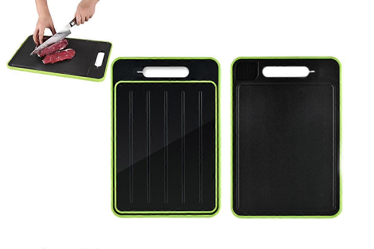 4 In 1 Thawing Tray And Cutting Board For Fast Defrosting Aluminum Kitchen Tool