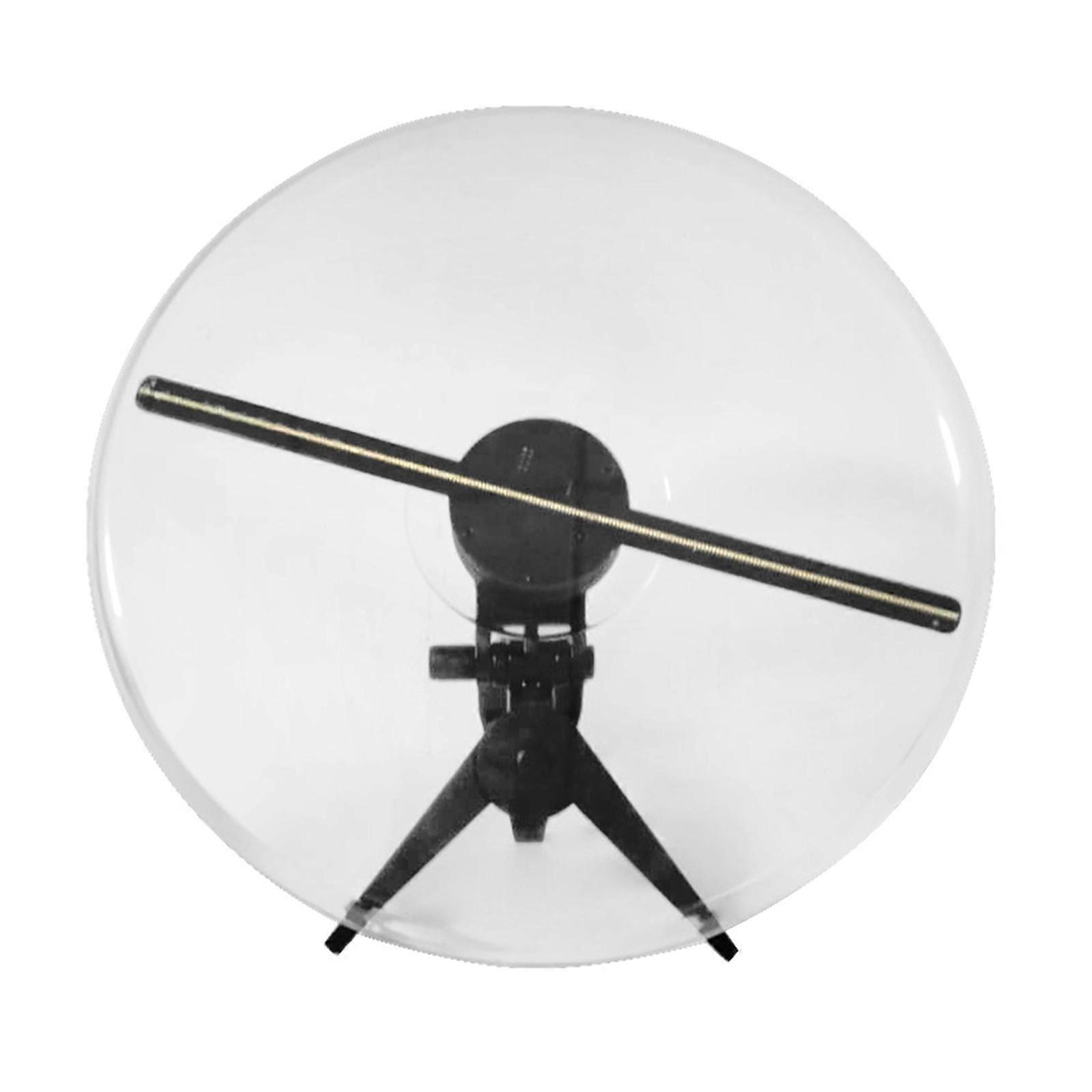 27cm Holography Advertising Projector 3D Hologram Small Fan Desktop Advertising 3D Display Fan for Business, Halloween Multicolor